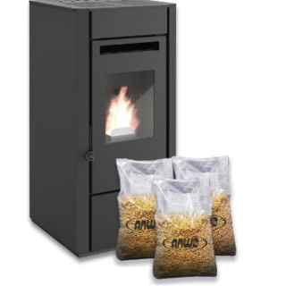KIT ESTUFA STELLA 6 + 30 BOLSAS PELLET 18KG