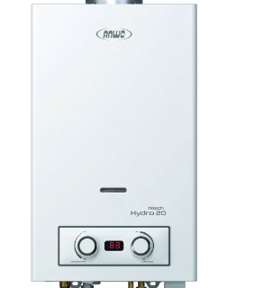 CALEFÓN ANWO 11 L/M HITECH HYDRO 22 TIRO NATURAL LPG